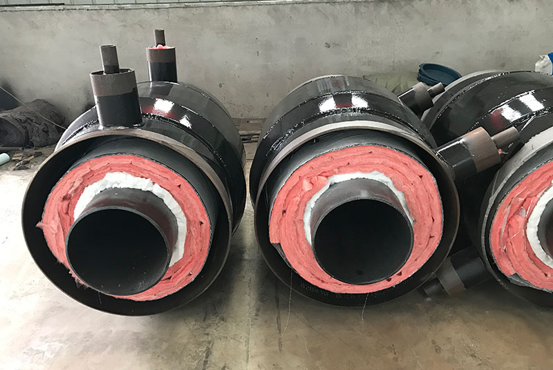 钢套钢埋地式蒸汽保温管现货厂家哪家好？河北勤钢管业专业供应